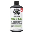 100% Coconut MCT Oil Liquid - MCT Oil C8 C10 pro trvalou psychickou energii & Focus Support Great for Smoothies Salads Coffee & More - Palm Free Vegan Keto & Paleo Friendly 60 + Servings (32 Fl Oz)