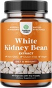 White Kidney Bean Extract Carb Block - White Kidney Fazole dodatek pro metabolismus Boost & Ease kalorií od Starchy potravin - Karbové kontrolní doplňky - 60 Kapsle