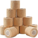 Vždy připraven první pomoc vlastní adhezivní cohesive Wrap obvazy, 2 "x 5 Yards for First Aid, Sprains, Otok, Sport, Domácí mazlíčci, Tan Color - 12 Počet