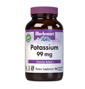 Bluebonnet doplněk draslíku Aspartate 99mg esenciální minerální doplňky pro rovnováhu elektrolytů - Non- GMO, Vegan, Kosher Certified, gluten- Free, Soy- Free, Dairy- Free - 90 Veggie Kapsle