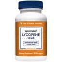 Vitamin Shoppe Lycopen 10MG, Antioxidant, který podporuje kardiovaskulární, prostata a buněčné zdraví (180 Softgels)