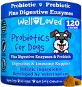 Probiotika pro psy, Psí Probiotika, Vyrobeno v USA, Vet Vyvinuté pro Gut zdraví, Kvasinková rovnováha, Itchy Skin, Průjem & Gas Relief, Chews with Prebiotic & Digestive Enzymes, Digestive Support