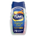 Tums Ultra 1000 Maximální síla Tropické ovoce - 72 Žvýkací tablety