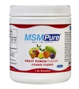 KALA ZDRAVOTNÍ MSMPURE Ovocný punč ochucený Coasse MSM Powder Flakes - Organická síra pro společnou flexibilitu, vzhled kůže a podpora vlasů a nehtů - 1 LB, USA Made, destilované krystaly