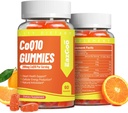 CoQ10 Gummies 200mg, Vegan dodatek pro výrobu energie, non-GMO, gluten zdarma (120 Gummies)