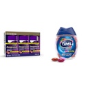 GoodSense Omeprazol Tablety 14 Počet (3 balení) a TUMS Chewy Bites Antacid Tablety 60 Počet