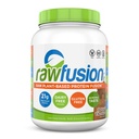 Rawfusion- Vegan Protein Powder, Natural Chocolate - 30 Servings, 21g rostlinného proteinu, Nízké čisté sacharidy, Non- Dairy, gluten / laktóza zdarma, Soy Free, Kosher, Non- GMO, 2lbs libra