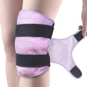 NEWGO Ice Pack for Knee Replacement Chirurgie, Reuse Gel Cold Pack Wrap around all tire Knee Ice Pack Wrap for Injuries, Meniscus Tear, ACL, Otok - Purple