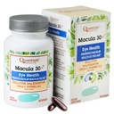 Kvantové zdraví Macula 30 + Doplatek péče o oči Promotes Macular & Retinal Health as You Age with Lutein Zeaxanthin Omega33 Vitamíny C & E Denní výživa pro ženy a muže - 60 Softgels