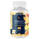 SOHM Amla a Ashwagandha Gummies, Individuálně zabalené, podporuje zdravé imunitní zdraví, snížení infekce - Ashwagandha Gummies pro ženy a muže Vegetariánské (Ananas, Mango)