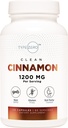 Typ Zero Ceylon Skořice Kapsle (1200mg column 124; 120 Kapsle) - přírodní, non-GMO, gluten zdarma, Organic Cinnamon Bark dodatek