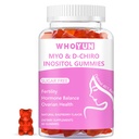 Inositol Gummies Sugar Free, Myo- Inositol & D-Chiro Inositol 40: 1 Poměr dodatek pro ženy, plodnost, Hormon bilance, ovariální zdraví, 60 Počet
