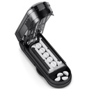 DEPAD Pill Cutter Splitter pro řezání několika pilulek, Nastavitelný Pill Cutter Splitter pro malé a malé pilulky s přesným nastavením, pro malé nebo velké tablety s Sharp Safe Blade