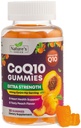 CoQ10 Gummies pro dospělé 100mg - 3X síla, vysoká absorpce, Antioxidant dodatek pro srdeční podporu a výrobu energie, Ultra Coenzym Q10 vitaminy, Coq 10 doplňky - 30 CoQ10 Gummies
