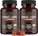 YUM-V Silná Země Black Cohosh Root 50mg (60 Počet) - Přírodní extrakt Menopauza doplňky noční poty & horké záblesky pro ženy
