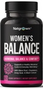 Natgrew Hormon Balance pro ženy PMS & Menopauza Dodatek pro plodnost Hormonální & Menstruační Podpora, Pomáhá zmírnit horké záblesky - Maca Root, Vitex, Dong Quai & Black Cohosh Complex -Veganské kapsle