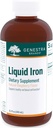 Genestra Brands Liquid Iron CLAS124; Koloidní minerální doplněk CLAS124; přírodní Raspberry Flavor CLAS124; 8.1 f. oz.