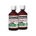 Robitussin Maximální síla Elderberry kašel Plus hrudník kongestion DM, Kašel Suppressant pro dospělé, poskytující non duwsy tekutý kašel a hrudník kongestion úlevu - 2x8 Fl Oz
