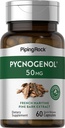 Piping Rock Pycnogenol dodatek 124; 50 mg PHARMAD 124; 60 kapslí 124; French Maritime Pine Bark Extract PHARMAL 124; Pinus Pinaster pro muže a ženy PHARMAL 124; Non- GMO, gluten zdarma