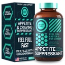 Suppressant pro hubnutí, Hunger Suppressant - Dietní pilulky, které pracují rychle pro ženy a muže - Garcinia Cambogia, Glucomannan, White Ledviny Bean Carb Blocker a spalovač tuků - 60 Veggie Caps