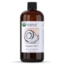 HBNO Organic MCT Oil 16 oz (475ml) Velikost hodnoty - Ideální pro salátové dresinky, Balzámy na rty, Omývání obličeje, Loties, péče o pleť, a produkty péče o vlasy.