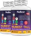 NuBest Tall Kids - Taddlers Vitamíny a Dětské Vitamíny pro věk 2 až 9 - Podpora síly kostí, celkové zdraví a imunita - Zvířecí tvary - 180 Žvýkací tablety Berry