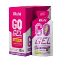 BARE VÝKONNOST VÝKONNOST, BPN Go Gel Endurance, 24g karbohydrátů a 100 kalorií na balení, Vegan + gluten zdarma běžící gel, 10 Single-Serving Packs, Caffeinované smíšené Berry