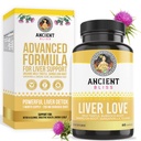 Starověké Bliss Játra Love - Přírodní mléko Thistle Játra Detox a Játra Zdraví čištění Dodatek - Podpora Zdravá játra u mužů a žen - 60 Kapsle - s Burdock, Pampeliška, hřebíky, a více