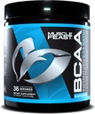 Muscle Feast Vegan BCAA Powder 4: 1: 1 Poměr Keto Friendly Sugar Free Post Recovery, Blue Ice Pop, 300g