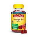 Příroda vyrobená energie B12 1000 mcg, dodatek stravy pro podporu energetického metabolismu, 80 žumpy, 40 denní dodávka Obal se může lišit
