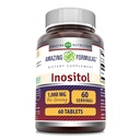 Amazing approvas Inositol 1000mg dodatek 124; Tablety 124; Non-GMO Creditor 124; Gluten- Free Creditor 124; Made in USA (1 balení, 60 Počet)