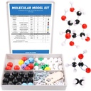 Swpeet 125 Pcs Molekulární model Kit pro anorganické a organické molekulární model učitel a 16 let a více Student Kit - 54 Atoms & 70 Odkazy & 1 Krátký odkaz Odstranění nástroj - Věda Hračky
