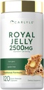 Carlyle Royal Jelly Capsule 124; 2500mg Capsule 124; 120 Count Capsule 124; Non-GMO a gluten Free Formule 124; Tradiční dodatek