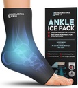Ankle Ice Pack Wrap pro oplachování, opakovaně použitelné Foot Ice Pack Wrap - Studená kompresní terapie pro bolest, Plantar Fasciitis, Spreed Ankles, Achilles Tendonitis Relief