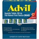 Advil Ibuprofen, 200mg, 50 balíčků 2 potahované tablety (balení po 2)
