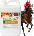 SeaBuck 7 Koňský dodatek pro koně s mořským Buckthornem zlepšit zdraví koní (3-6 týden dodávky, 1 Gallon) - Podporuje zdravé stravování a stravení, zvýšená energie / zaměření, & lesklé kabáty pro koně