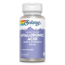 SOLARAY Hyaluronická kyselina Triple Strength - Kožní elasticita a podpora pevnosti - Plus vitamín C - Laboratoř ověřená, 60 denní záruka vrácení peněz, 30 Služeb, 30 VegCaps