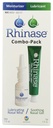 Rhinase Nasal Care Combo Pack - Nasal Gel (1 oz) & Saline Spray (1 oz) pro suchost, alergie Relief & Noseblood Prevention, Aloe- Free & pH Balanced