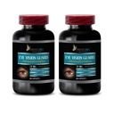 Oční doplňky Lutein - Oko Vision Guard 24 MG - Pokročilý oční komplex - Lutein pro oči, Vision Support Complex, Vitamin A, Grape Seed Extract, Vision pilulky pro oči nad 50, 2 Lahve 120 Kapsle
