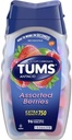 Tums Antacid / Vápník dodatek, Extra síla 750, Žvýkací tablety, Assidled Berries 96 tablety podle TUMS (Původní verze)