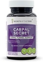 Tajemství kmene - Carpal Secret, Podpora karpálního tunelu, Bylinný dodatek Blend (60 Kapsle)