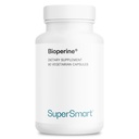 SuperSmart Bioperin 30mg za den (95% piperine) - Black Pepper Extract Dodatek - Absorpční Enhancer - Digestivní Enzymy Podpora 124; Non- GMO & gluten zdarma - 90 Vegetariánské kapsle