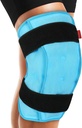 Comfytemp 3D Knee Ice Pack Wrap pro zranění opakovaně použitelný gel, FSA způsobilý, Knee Cold Pack Brace Fyzická terapie pro Meniscus Tear, bolest nohou, náhrada, Artritida, Muscle Recovery, chirurgie Získejte dobře dar