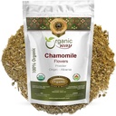 Organic Way Heamomile Flowers Powder (Matricaria heamomilla) Bylinný čaj - European Wild- Harvest CLANE124; Organic & Kosher Certified CLANE124; Non GMO CLANE124; USDA Certified CLANE124; Původ - Albánie (1 / 4 LB - 4 Oz)
