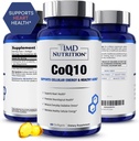 1MD Nutrition CoQ10 - pro Heart Health & Cellular Energy Production - Zdravotní dodatek pro muže a ženy - Coenzym Q10 Softgel - 60 dní