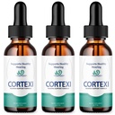 (3 Pack) Cortexi Ušní kapky - Oficiální Formule - Cortexi Tinnitus Léčba Cortexi Support Drops, Cortexi pro vyzvánění v uších, Cortexi Supplement Kapky Maximální síla nová zlepšená (3 oz)