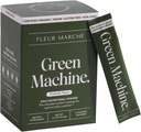 Fleur Marche Green Machine Super Green Powder Packets - Organic Green, Ovoce & Probiotika - Superfoods for Digestion, Energy, Mikrobiome Support & Detox - On- The- go Green Juice - 14 Packets