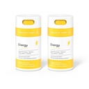Zdraví Habit Energy Dodatek 2 Pack (120 Kapsle) - Natual Caffeine Blend, Vitamíny B & C, Podporuje energetické úrovně, Podporuje duševní bdělost a zaměření, Vegan, Non- GMO, cukr zdarma (2 Pack)