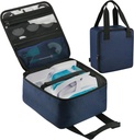 Beautyflier Nose Cleaner Storage Bag, Cestovní bezpečnost Pouzdro pro Navage Nasal zavlažovací systém, Countertop Caddy Přenosný Neti Pot Carriing Case, Ochranný Nos Cleaner Bag s držadlem (pouze)