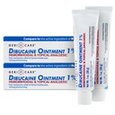 GeriCare Dibucaine Hemoroid Ointment 1% Pain-Relief Hemoroid Cream 124; Hemoroidní a Topical Angesic CU124; Quick Relief from Burning & Itching CU124; Fast- acting Externí Hemoroid Treatment 1oz (2 Pack)